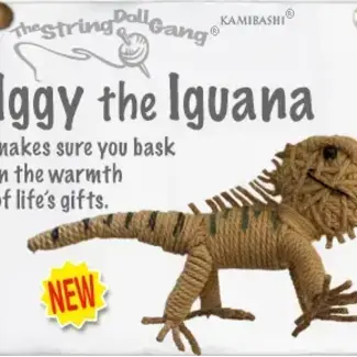 Thailand String Doll Keychain - Iggy the Iguana