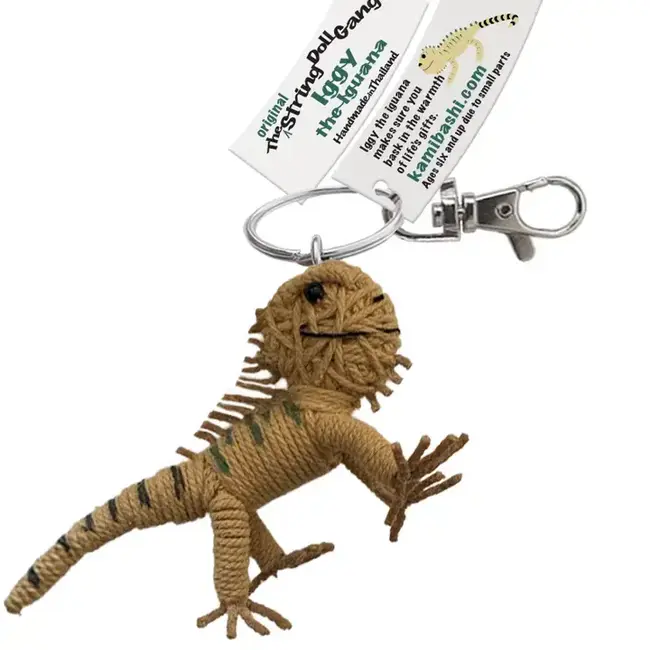 String Doll Keychain - Iggy the Iguana