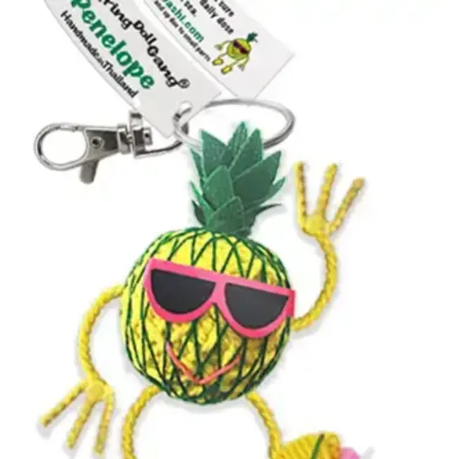 String Doll Keychain - Penelope the Pineapple