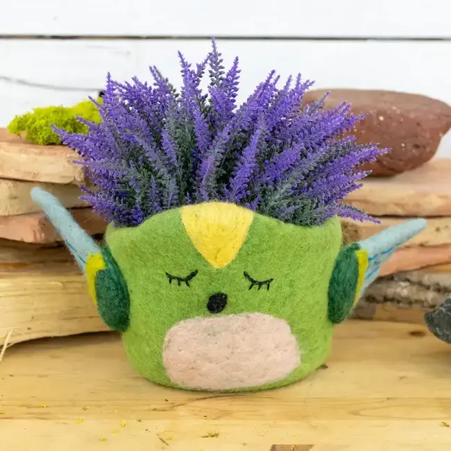 Felt Pot - Hummingbird