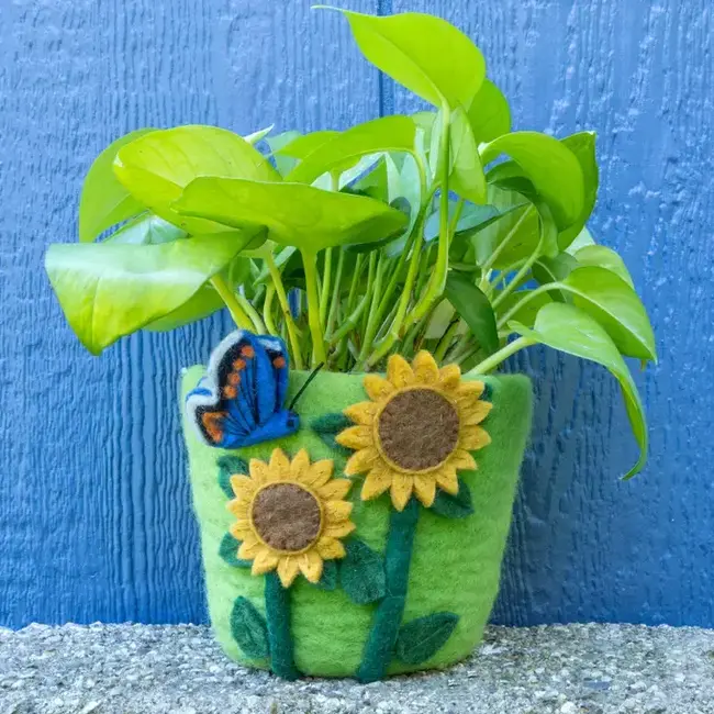 Felt Pot - Sunflower