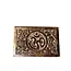Keepsake Box - Velvet Lined Wood Om Symbol