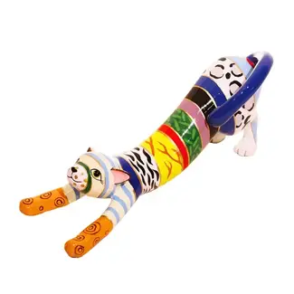 Philippines Sculpture - Big Stretch Cat