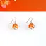 Earrings - Marbled Glass Drop