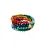 Bracelet - Kantha Rainbow Spiral