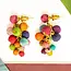Earrings - Clustered Kantha Post