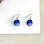Earrings - Marbled Glass Drop