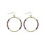 Earrings - Raja Rainbow Side Wrap Hoops