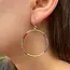 Earrings - Raja Rainbow Side Wrap Hoops