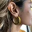 Earrings - Wavy Gold Hoops