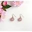 Earrings - Marbled Glass Drop