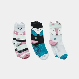 Portugal Q Kids Socks  - 3pk Arctic Animals