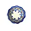 Pinch Bowl - Ceramic Floral Blue