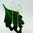 Earrings - Pearl on a Chain Sterling Silver