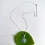 Necklace - Abalone Sun Rays Sterling Silver