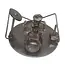 Metal Sculpture - Upcycled Frog Drummer