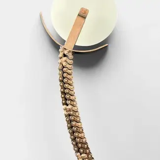 India Pizza Cutter - Upcycled Bike Chain