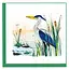 Quilling Card -  Great Blue Heron