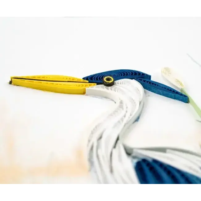 Quilling Card -  Great Blue Heron