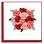 Quilling Card - Valentine's Day Bouquet