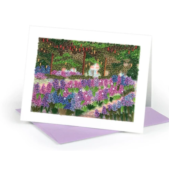 Quilling Card Artist Series - The Artist's Garden at Giverny, Monet