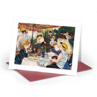Vietnam Quilling Card Artist Series - Luncheon of the Boating Party Boating Party, Renoir