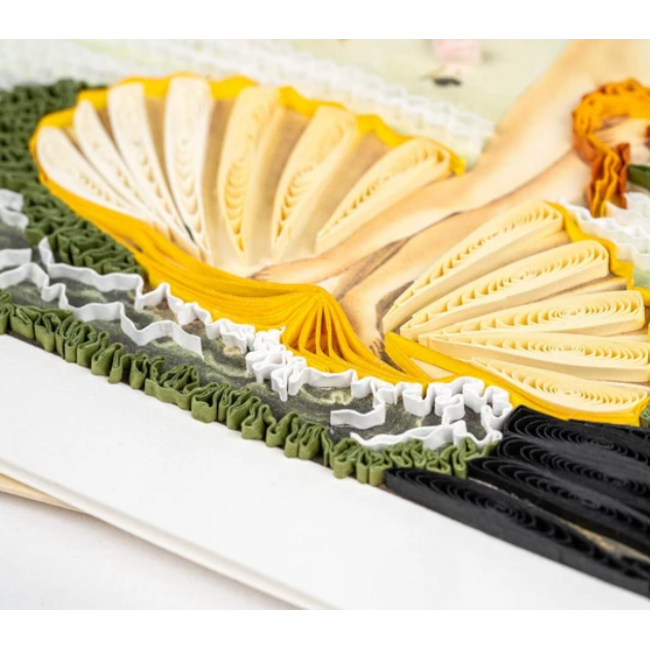 Quilling Card Artist Series - The Birth of Venus, Botticelli