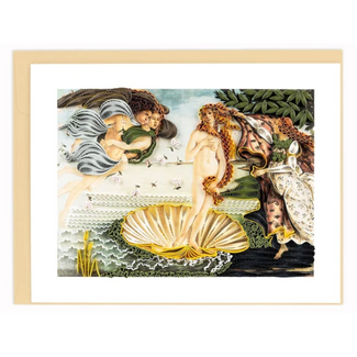 Vietnam Quilling Card Artist Series - The Birth of Venus, Botticelli