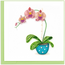 Quilling Card - Potted Orchid