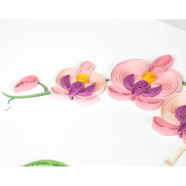 Quilling Card - Potted Orchid