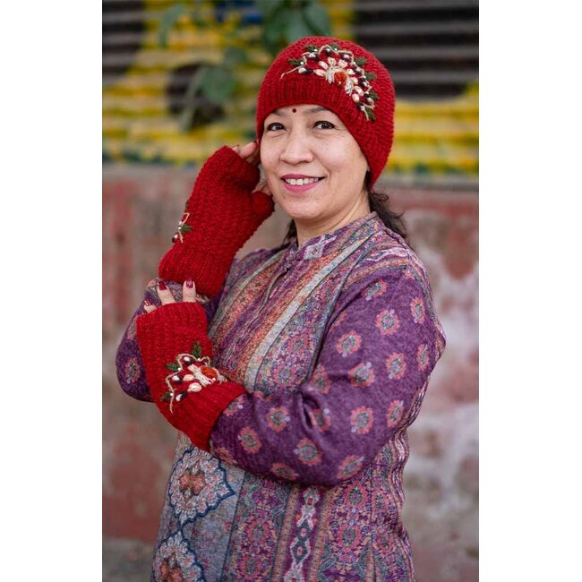 Hat - Embroidered w/ Beading