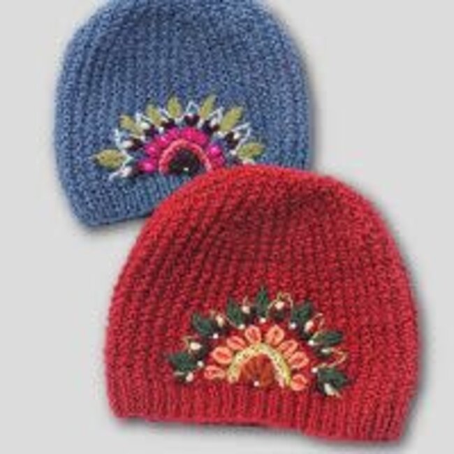 Hat - Embroidered w/ Beading