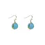 Earrings - Marbled Glass Drop