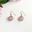 Earrings - Marbled Glass Drop