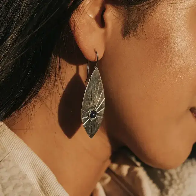 Earrings - Bairavi Full Moon Drop