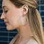 Earrings - Bhavani Silver Geometric Hoop