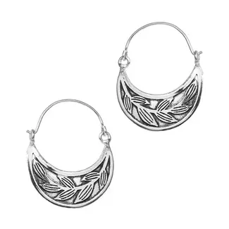 India Earrings - Patra Vine Hoop