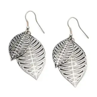 India Earrings - Sanctuary Leaf Drop