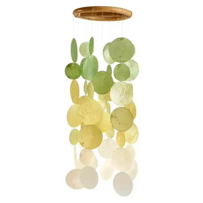 Capiz Chime - Ombre Avocado