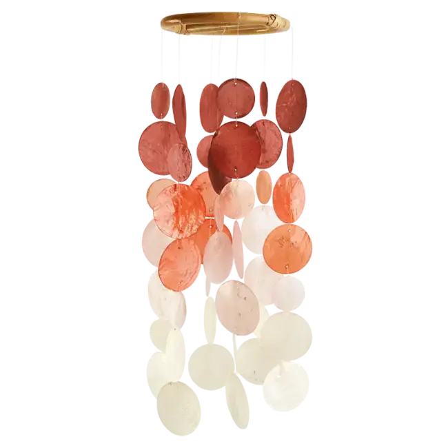 Capiz Chime - Ombre Claret