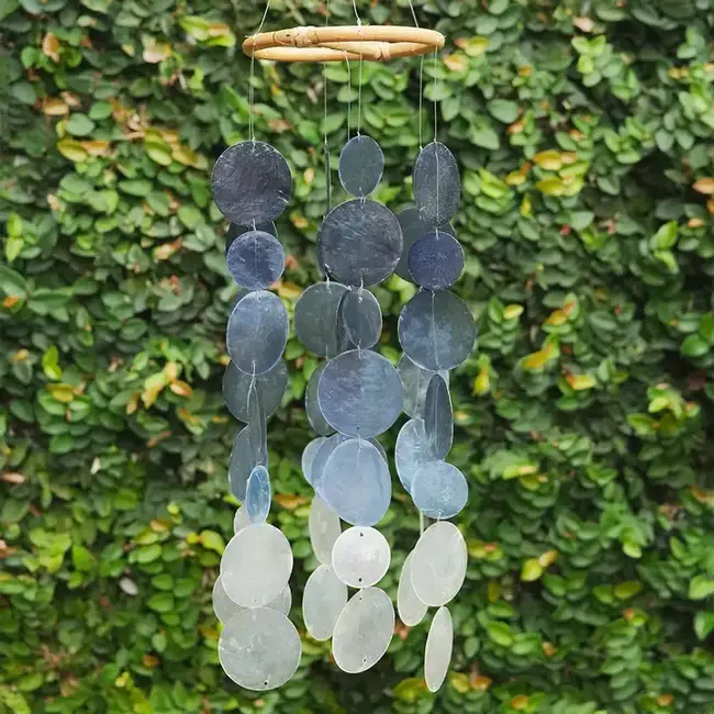Capiz Chime - Ombre Indigo