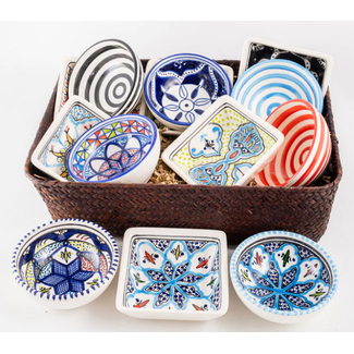 Tunisia Bowl - Ceramic Small Square/Round