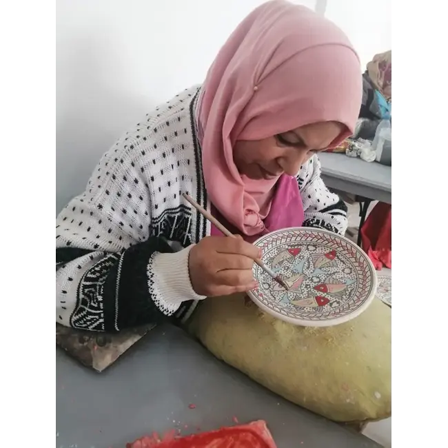 Bowl - Cereal, Ceramic Blue Fish