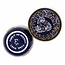 Bowl - Encantada Half Moon, Blue Flowers