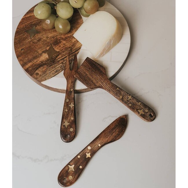 Cheese Knives - Nakshatra Stars (Set of 3)