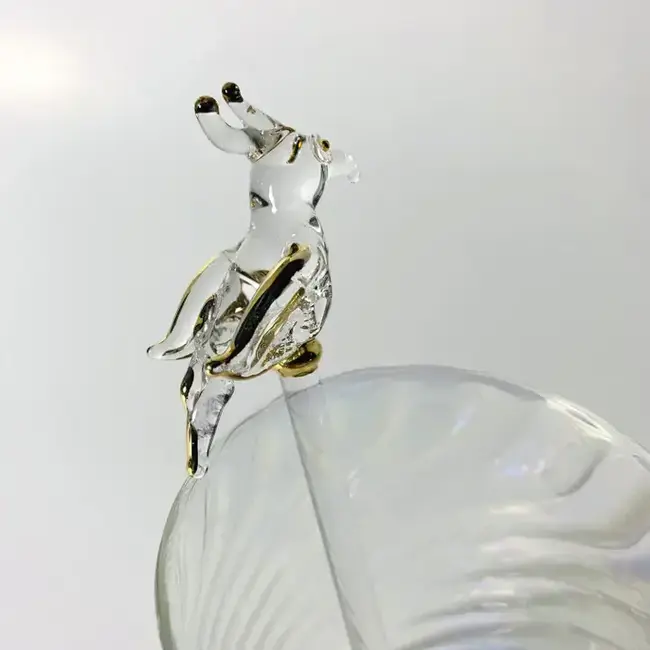 Cocktail Stirrer - Blown Glass Parrot