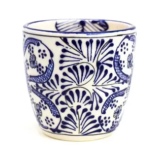 Mexico Coffee Mug - Encantada Blue Flowers