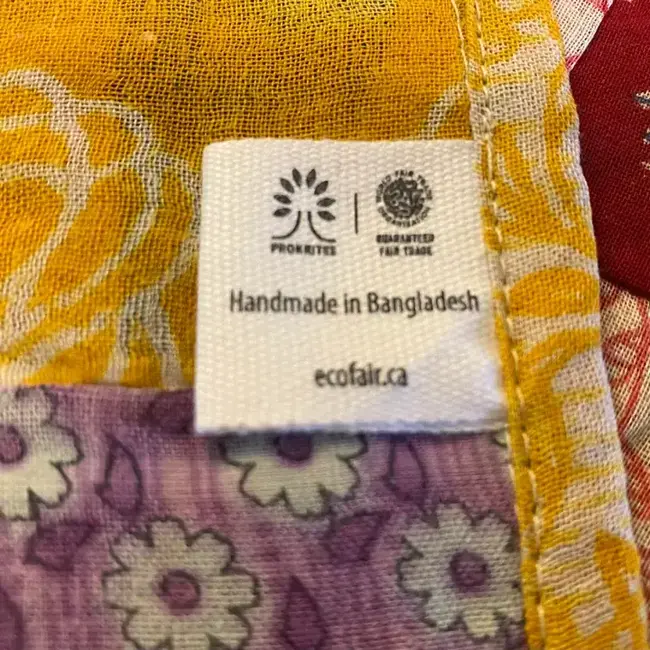 Dishcloth - Recycled Cotton Sari Patchwork