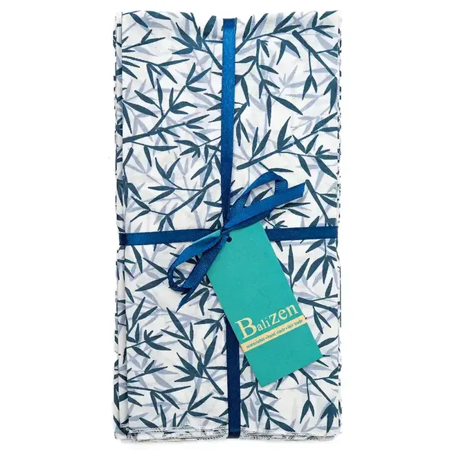 Napkin - Set of 4, Cotton, Bamboo Pattern