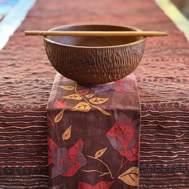 Napkin - Set of 4, Cotton, Bougainvillea Pattern